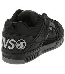 shoes dvs comanche black reflective charcoal nubuck men