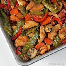 Easy Oven Baked Sheet Pan Asian Stir Fry