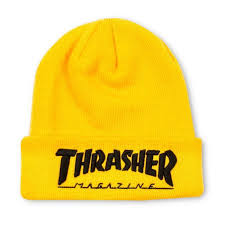Embroidered Logo Beanie Yellow Beanie Outfits With Hats Casual Hat