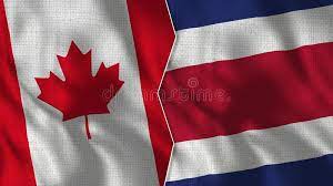 Costa rica vs canadá | unfiltered match preview presented by angry orchard. Canada Vs Costa Rica Smoke Flags Placed Side By Side Canadian A Stock Image Image Of National Friend 124167823