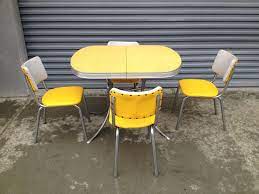 Jan 18, 2016 · and get this: 1950 S 60 S Retro Vintage Yellow Chrome Formica Kitchen Table And 4 Chairs Fiftiesretro Retro Kitchen Tables Kitchen Table Centerpiece Retro Kitchen