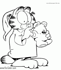 Garfield wearing pirate gear coloring page cartoons kleurplaten character. Garfield Coloring Pages Kizi Coloring Pages