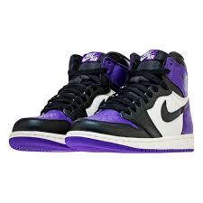 Nike Air Jordan 1 Low White Black Court Purple Jordan Retro 1 Court Purple 555088 501 575441 501 Sneakers Men Fashion Air Jordans Sneakers