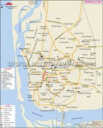 Everything about tourism attractions in india! Mangaluru Mangalore City Map