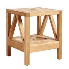 Sutton Umbrella Side Table Ballard Designs Outdoor Umbrella Table Wooden Outdoor Table Patio Side Table