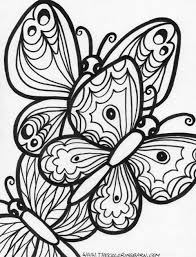 A simple coloring page with the same insect. Butterflies Coloring Pages Butterfly Coloring Page Mandala Coloring Pages Detailed Coloring Pages