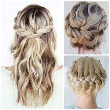 Ladies Take A Look At These Hairstyles Simple Elegant And Perfect For Your Bridesmaids Hair Styles Long Face Hairstyles Easy Hairstyles