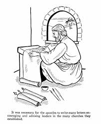 They took paul to the coast and then they escorted him down to the city of athens. Apostle Paul Coloring Pages Coloring Home