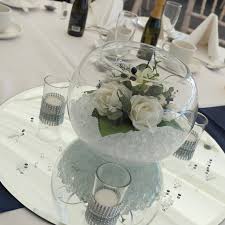 Venue Styling North East Venue Styling South Shields Room Deco North East Room Deco Table Centerpieces Floating Centerpieces Mirror Wedding Centerpieces