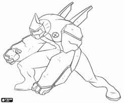 Ben 10 is an american animated television series and media franchise created by man of action studios and produced by cartoon network studios.the series centers on a boy named ben tennyson who acquires the omnitrix, an alien device resembling a wristwatch, which contains dna of different alien species. Diamondhead Alien From Ben 10 Coloring Page Printable Game