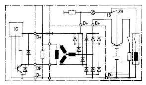 A voltage regulator is a circuit that produces and retains a constant output voltage regardless of input voltage or load conditions. Automotive Alternators Internal Circuit And Output Voltage Regulation Automobile Electrical System Components Control Units Systems Integration