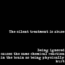 Abusers isolate their partner from friends and family, and make them dependent financially, socially, and physically. The Silent Treatment Types Of Emotional Child Abuse Series Part 1 The Silent Treatment Being Ignored Quotes Emotional Child