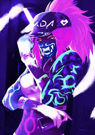 Kda Akali Neon By Https Www Deviantart Com Saggitary On Deviantart Lol League Of Legends League Of Legends Characters Anime