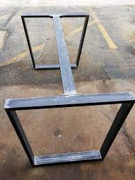 Best iron works make all kind of iron works. Trapezoid Steel Legs With 1 Or 2 Braces Dining Table Industrial Legs Modern Steel Legs Set Of 2 Legs Dining Table Legs Industrial Legs Diy Furniture