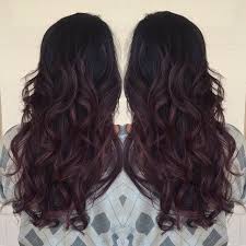 Black And Red Balayage Red Wine Balayage Wine Hair Balayage Burgundy Hair