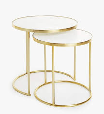 Zara Home Marble Gold Coffee Tables Nesting Tables Zara Home Brass Furniture