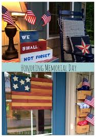 Memorial day, originally called decoration day, is a day of remembrance for those who have died in our she then conceived of an idea to wear red poppies on memorial day in honor of those who died traditional observance of memorial day has diminished over the years and many americans. Porch Decorating For Memorial Day Memorial Day Inspiration Patriotic Porches