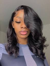 Loose waves can make even the most structured hairstyle look for feminine and lively. Thriving Hair Virgin Human Hair Loose Body Wave Lace Front Wigs With Natural Hairline V36 Front46 Loose Hairstyles Hair Waves Medium Hair Styles