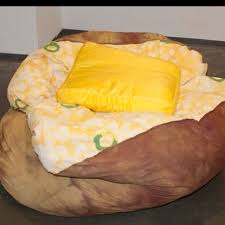 Pin By Mary Abuamsha On Awesome Products Bean Bag Chair Food Pillows Bean Bag