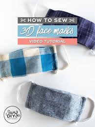 Not all fabrics are created equal. How To Sew A 3d Face Mask Quickly And Easily Video Tutorial And Free Template Sew Diy