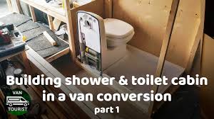 I love to see how a space can be transformed from an old, ugly, smelly (yes, i think. Shower And Toilet Cabin Building In Van Conversion Wood Frame Bathroom For Diy Campervan Or Rv Youtube