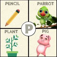 Alphabet P Learning The Alphabet Alphabet More Words