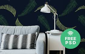 Wallpaper Mockup Free Psd On Behance In 2020 Mockup Free Psd Free Mockup Free Design Resources