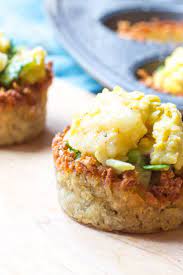 Hash Browns Poutine Cups With Egg Scramble Recipe Brunch Casserole Hash Brown Cups Avocado Scrambled Eggs