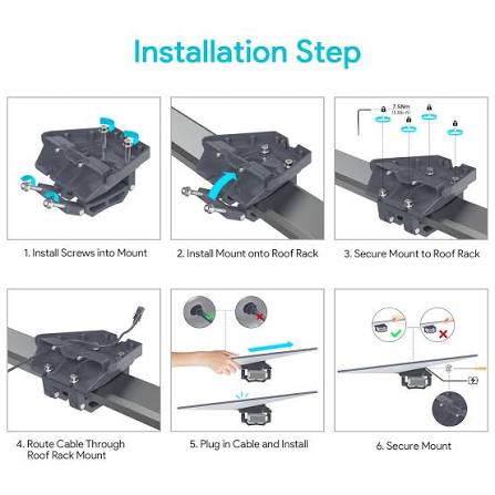 Starlink Standard Roof Rack Mount