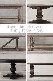 Large solid pine dining table with removable. Restoration Hardware Dining Table Dupes Life On Beacon Restoration Hardware Dining Table Restoration Hardware Table Restoration Hardware Dining Room