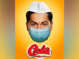 Insulted by rosario, a rich businessman, jai kishen a matchmaker teaches him a lesson by getting his daughter married to raju, a coolie, who poses to be a millionaire. Poster Of Varun Dhawan S Coolie No 1 Gets A Covid 19 Twist