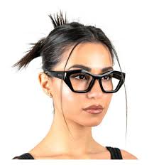 Montatura Occhiali Da Vista Grandi Neri Occhiali Da Vista Donna Look W1  Euro Ottica Store