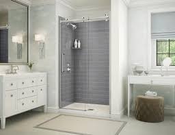 Maax Utile 32 W X 80 7 8 H Shower Side Wall Surround 1 Piece At Menards