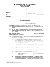 File for divorce in texas without a lawyer. 2012 2021 Form Ga Petition For Divorce Fill Online Printable Fillable Blank Pdffiller