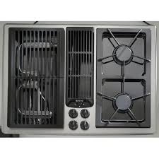 Table De Cuisson A Gaz Jgd8130ads Jenn Air Avec Gril Integre 4 Foyers