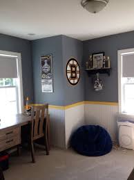Boston Bruins Bedroom Boy Room Paint Boys Bedroom Makeover Sport Bedroom
