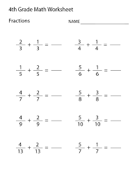 51 Printable Mathematics Worksheets For Grade 4 Math Fractions Worksheets Free Printable Math Worksheets 4th Grade Math