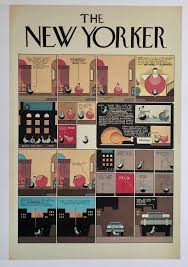Although i'm curious what the cover means with the lone mother entering a playground of dads. Chris Ware Chris Ware New Yorker Cartoonist Limited Edition Thanksgiving Print Nyc For Sale At 1stdibs