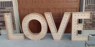 Maybe you would like to learn more about one of these? Wood Diy Love Marquee Letters Her Tool Belt