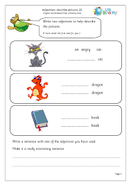 Esl teaching ideas & lessons for describing words. Writing Adjectives To Describe Pictures 2 Ks1 Word Classes By Urbrainy Com