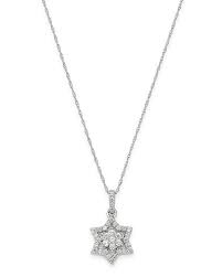 Star of david floating diamond pendant 14k white gold. Bloomingdale S Diamond Star Of David Pendant Necklace In 14k White Gold 0 25 Ct T W 100 Exclusive Bloomingdale S