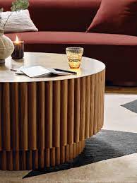 The tempered glass sides catches the eye and makes this table a sparkling addition to any room. Barrel Coffee Table Side Coffee Tables Soho Home