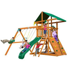 Today i'm building a diy swing set with a kit. Gorilla Playsets The Home Depot