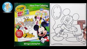 This image is print ready. Crayola Color Wonder Mickey Mouse Clubhouse Coloring Book Bookshelf Family Toy Report Youtube