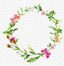 Download Frame Floral Png Circle Of Flowers Transparent Free Transparent Png Clipart Images Download
