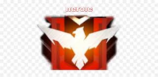 Free fire free png stock. Free Fire Heroic Logo Png Rango Heroico Free Fire Free Transparent Png Images Pngaaa Com