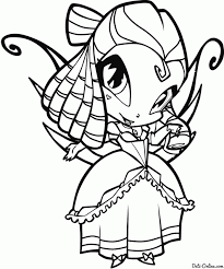 Download or print this amazing coloring page: Winx Pop Pixie Colouring Pages Coloring Home