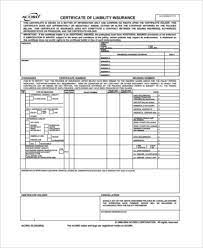 Resume examples > template > certificate of liability insurance form download. Free 6 Sample Certificate Of Liability Insurance Forms In Pdf Ms Word