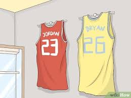 3 Ways To Hang A Jersey On A Wall Wikihow