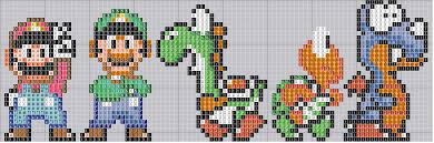 One thing we haven't done in a minute, though. Super Mario Cross Stitch And Knitting Patterns